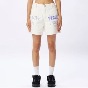 OBEY Women's Short Jeans
Isabel White Denim Short Size XL